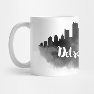 Detroit watercolor Mug